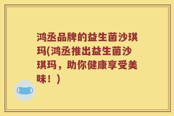 鸿丞品牌的益生菌沙琪玛(鸿丞推出益生菌沙琪玛，助你健康享受美味！)