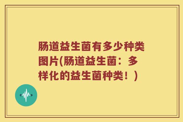 肠道益生菌有多少种类图片(肠道益生菌：多样化的益生菌种类！)